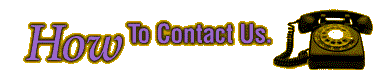 How To Contact Us.